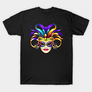 Carnival Reverie Dynamic Designs For Mardi Gras Revelry T-Shirt